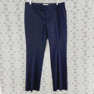 Banana Republic Martin fit wool navy blue straight dress pants women's 8
